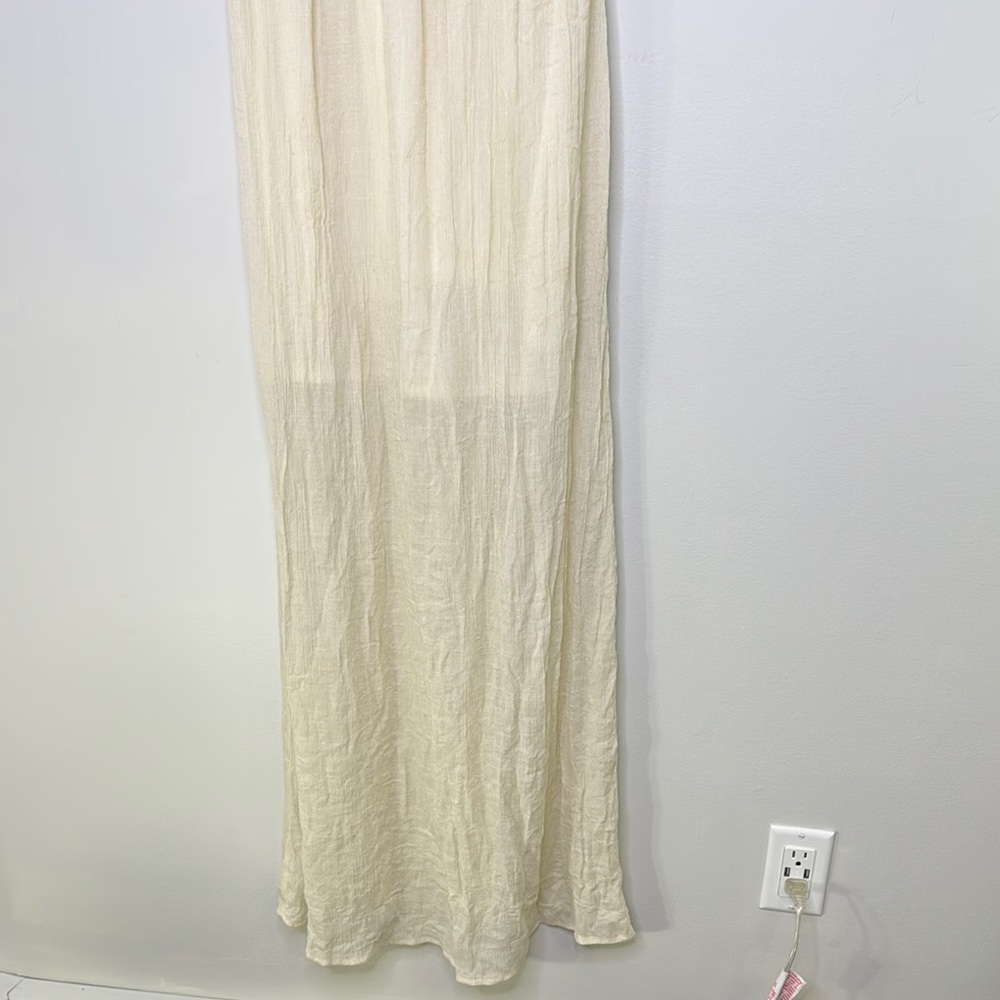 Flying Tomato Blue and Cream Sleeveless Sundress - Picture 8 of 9